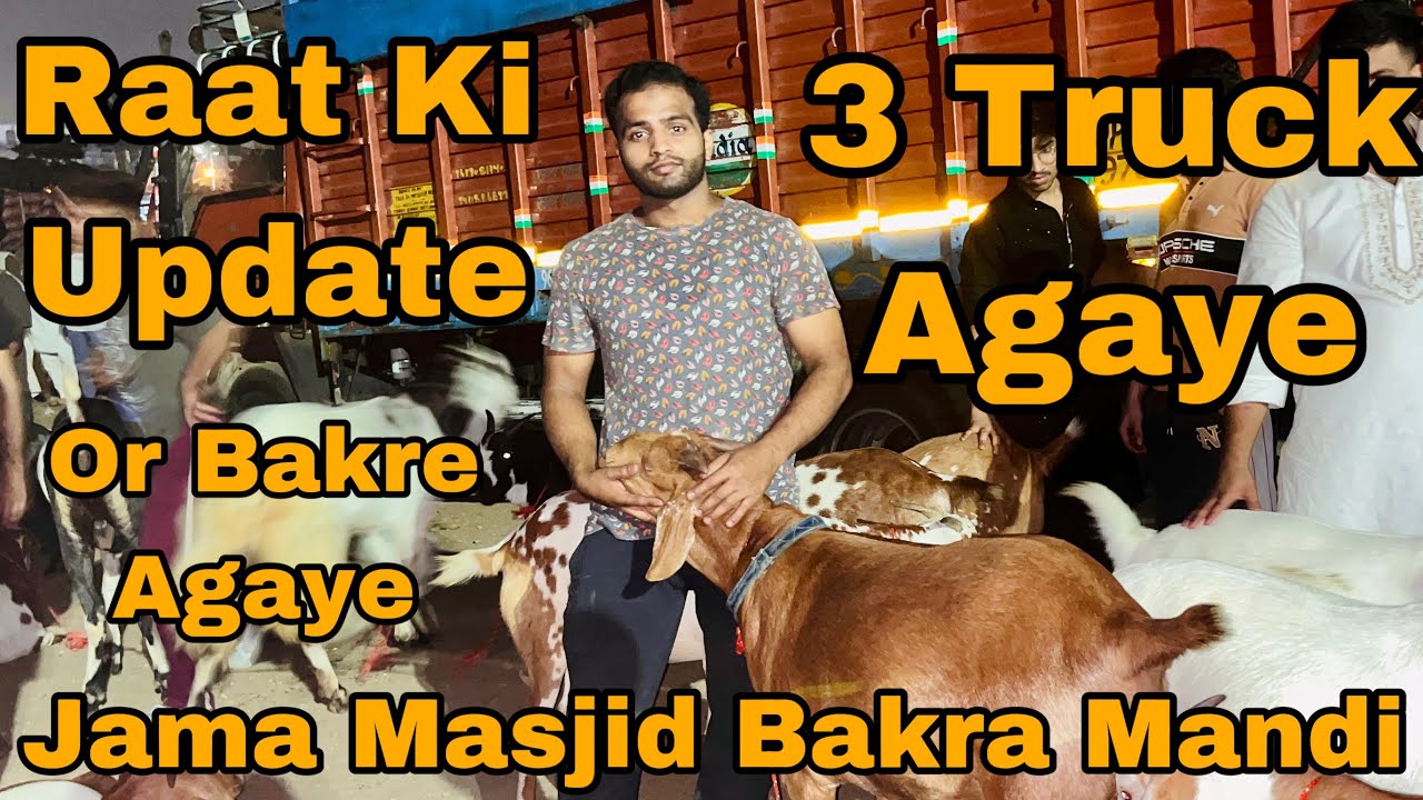 Jama masjid bakra mandi || Raat ki update