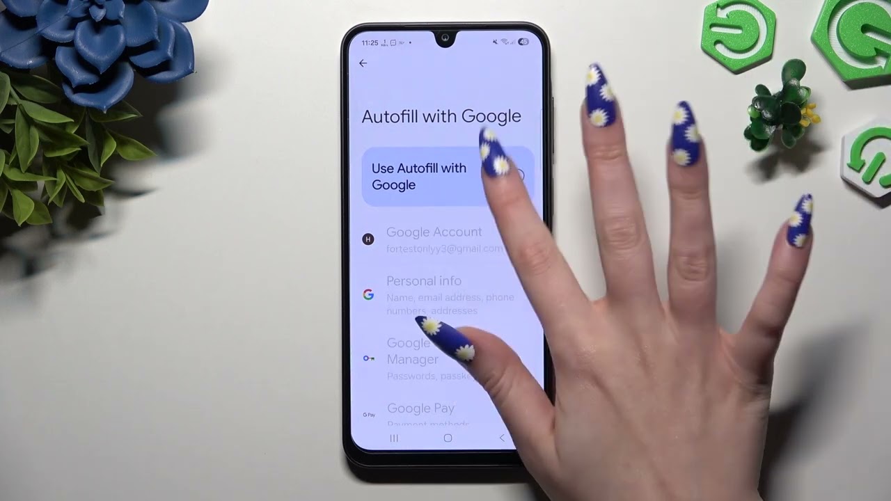SAMSUNG Galaxy A26 5G &ndash; How to Disable Google Passwords Autofill