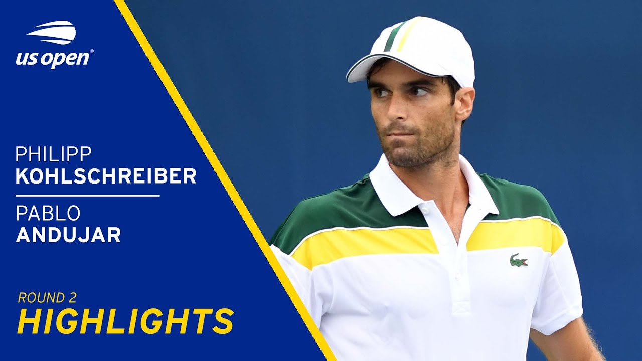Philipp Kohlschreiber vs Pablo Andujar Highlights | 2021 US Open Round 2