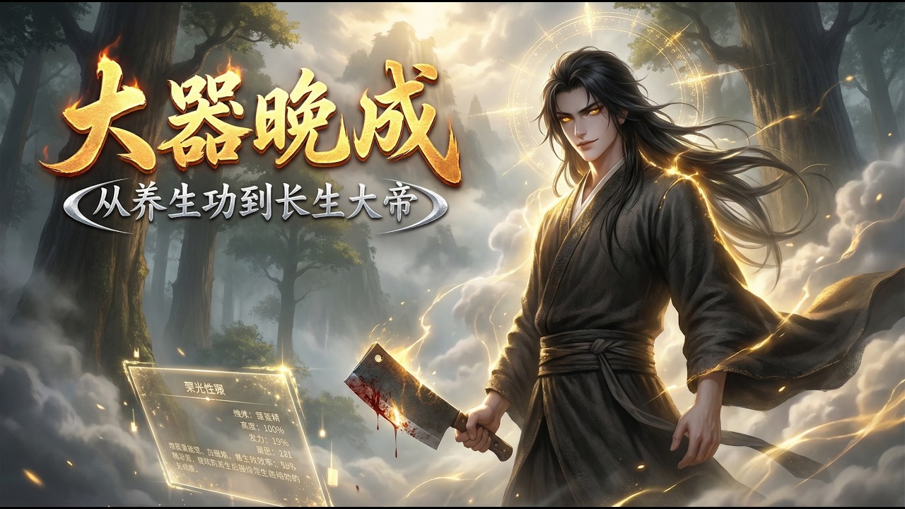 一口氣看完【大器晚成：從養生功到長生大帝】1-88，封辰重生玄幻界，成了三餐不繼的樵夫，意外覺醒大器晚成與熟練度模板，修煉無瓶頸。本想低調苟活，卻被迫橫推天驕、碾壓老怪，走上無敵天驕路！