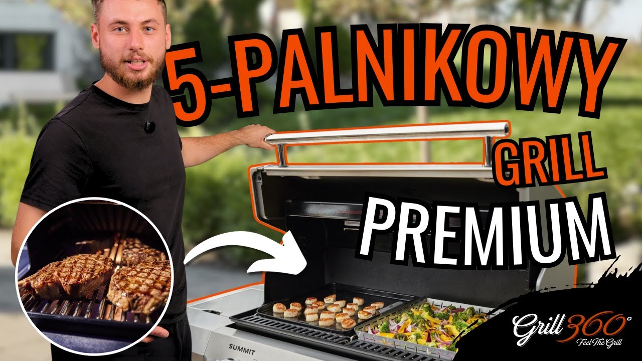 ⭐ 5-palnikowy grill gazowy PREMIUM &ndash; Weber Summit FS38 S | RECENZJE GRILL360