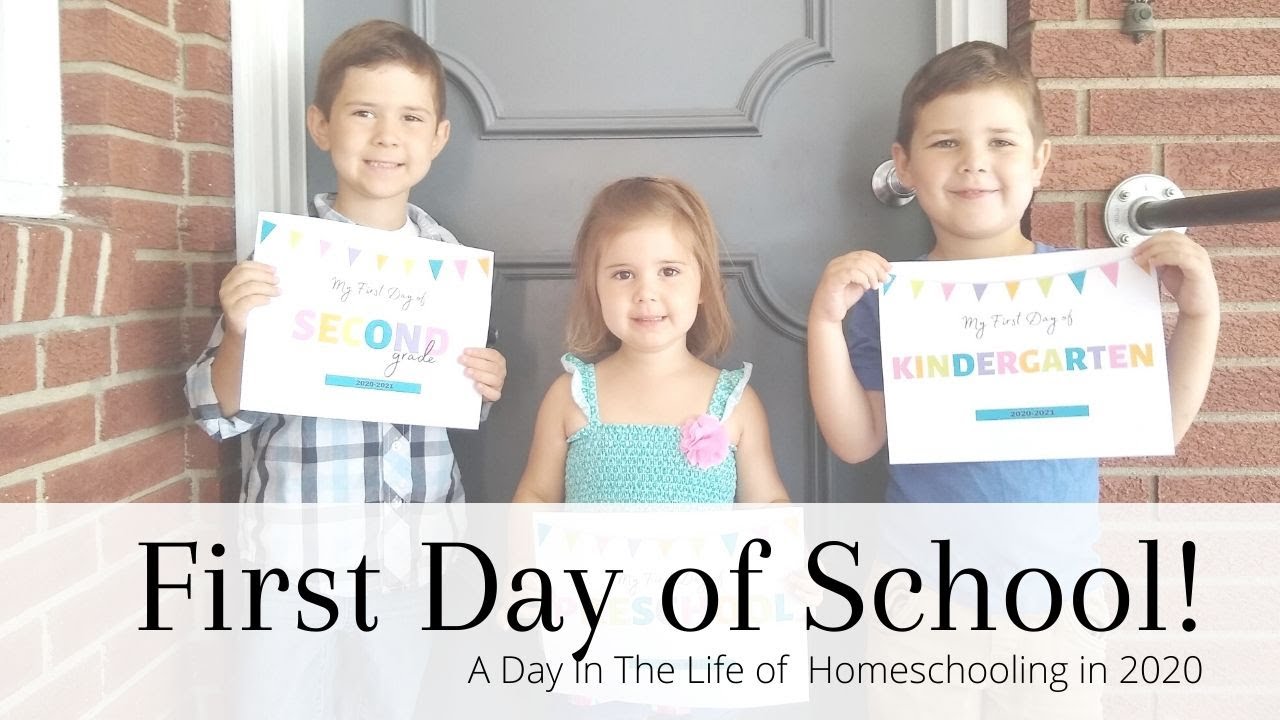 FIRST DAY OF HOMESCHOOL 2020