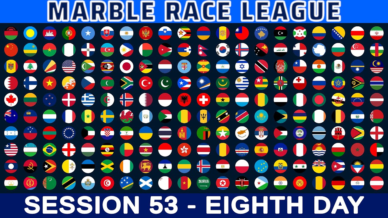 Marble Race League Session 53 Eighth Day ~ 200 Countries