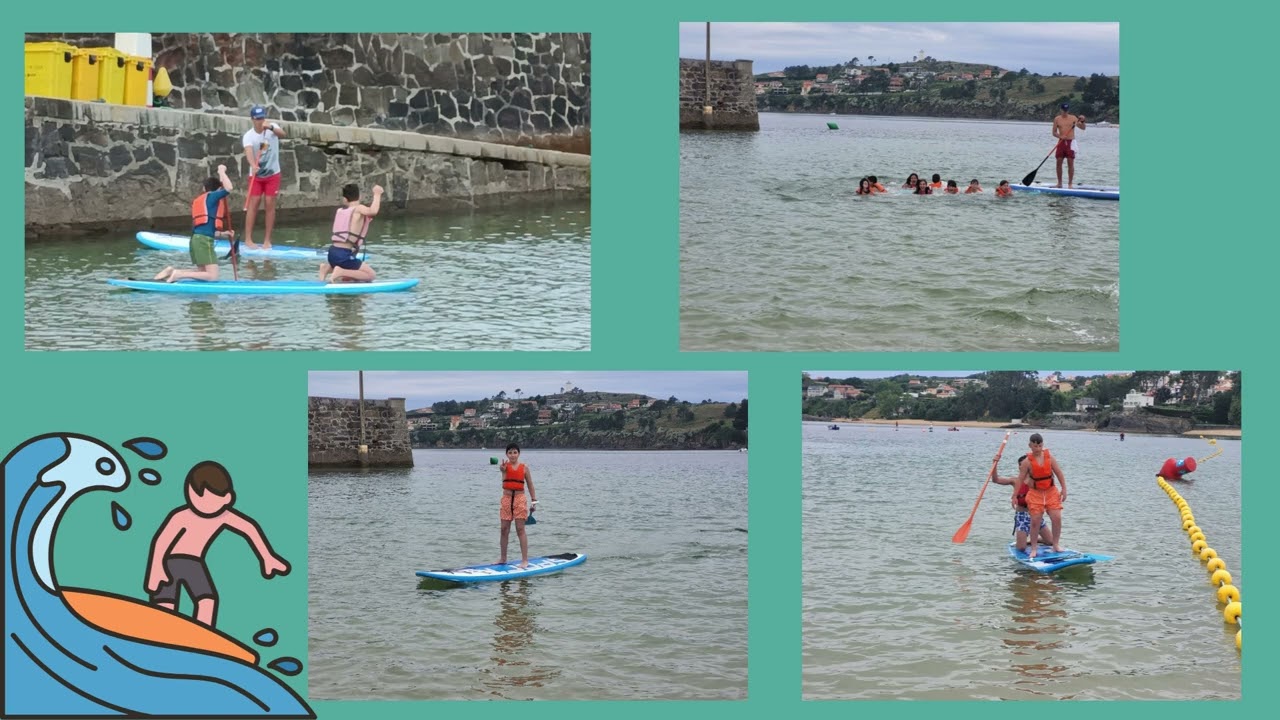 FACENDO PADDEL SURF POR MERA