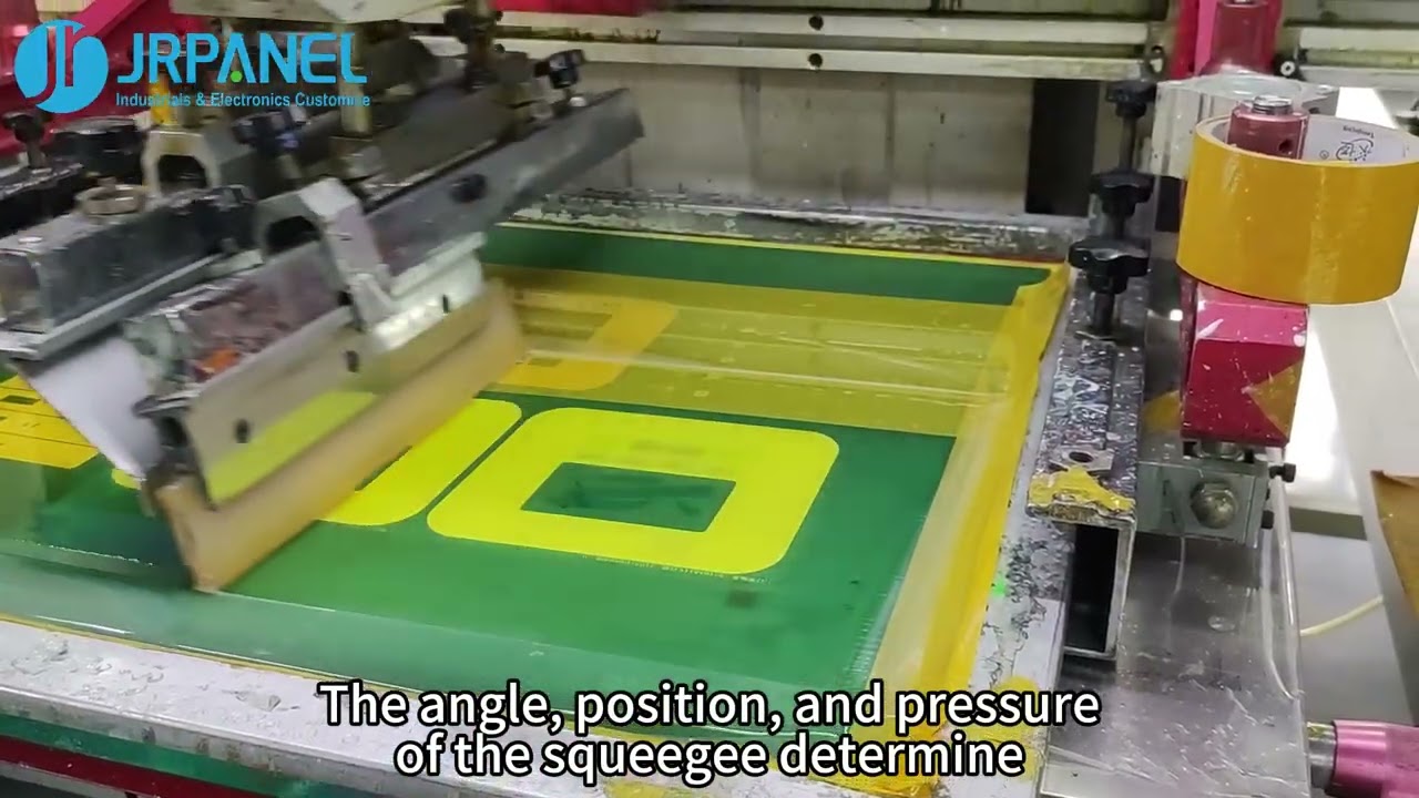 Silkscreen Printing And Circuit on Membrane Switch - JRPanel