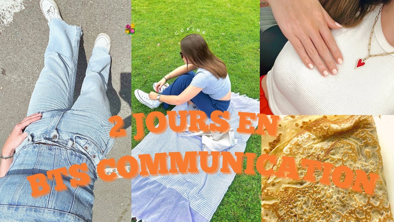 DEUX JOURS AVEC MOI EN BTS COMMUNICATION (vlog)