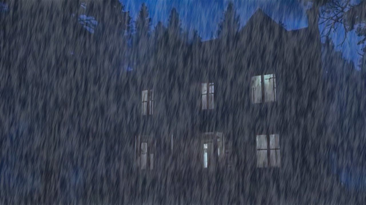Sonido de Lluvia Intensa Para Dormir Rápido 💤 Relajación y Paz Interior