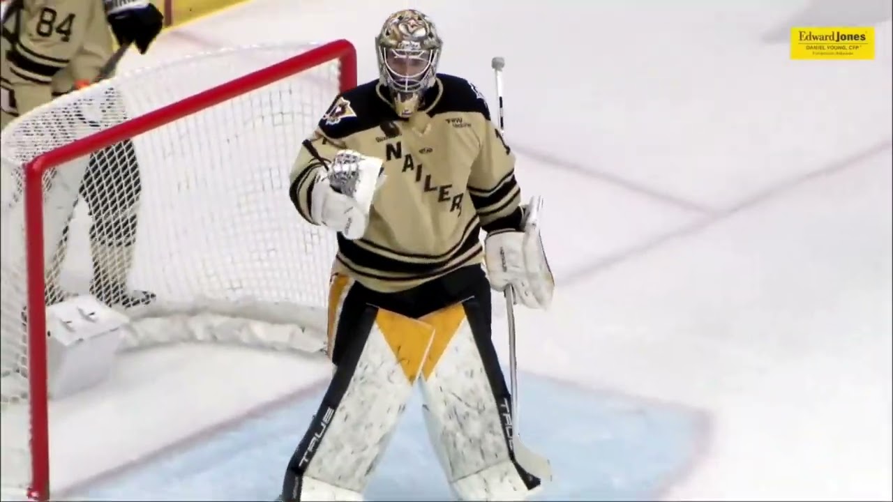 Highlights - 11/16/24 Wheeling Nailers VS Toledo Walleye - Thanksgiving Eve Wrestling Night
