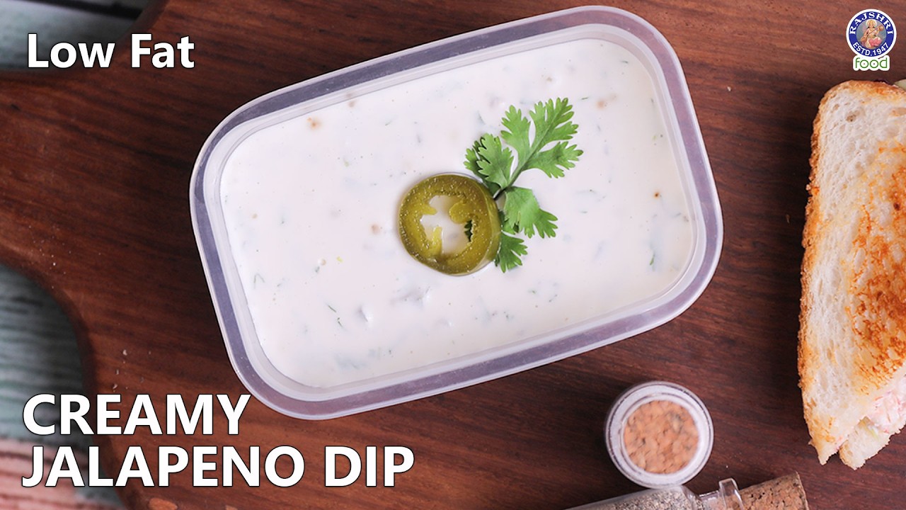Creamy Jalapeno Dip Recipe | How To Make Healthy Dip At Home | Breakfast Recipe | Chef Bhumika