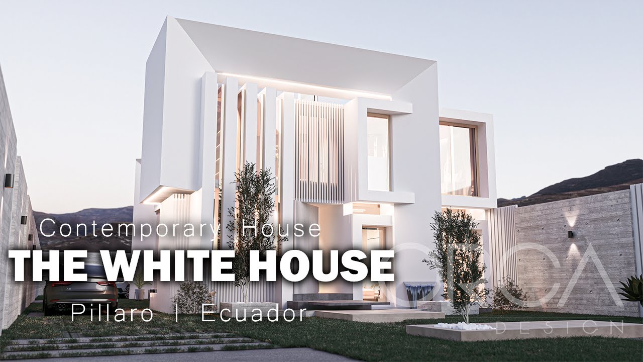 The White House | Contemporary pure-white home | 280 m2 | Land 650m2 | Ecuador | in 4K | ORCA