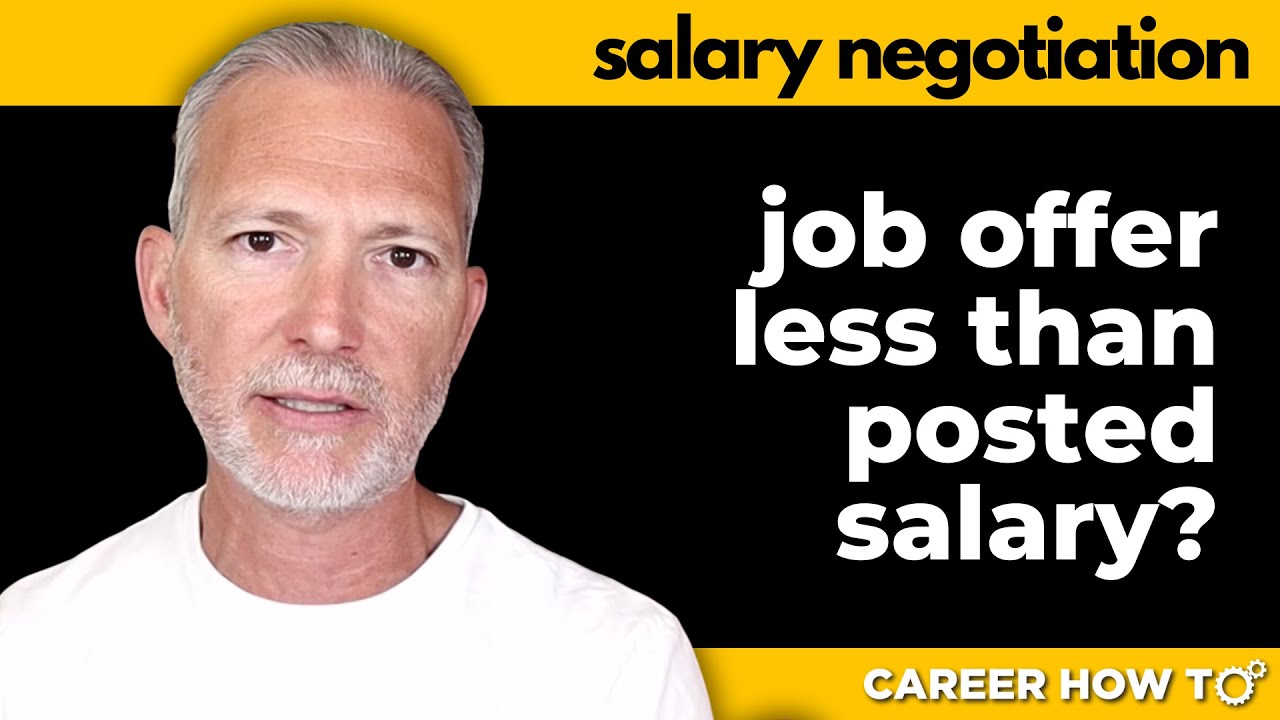 How to Respond to a Job Offer Below the Advertised Salary Range