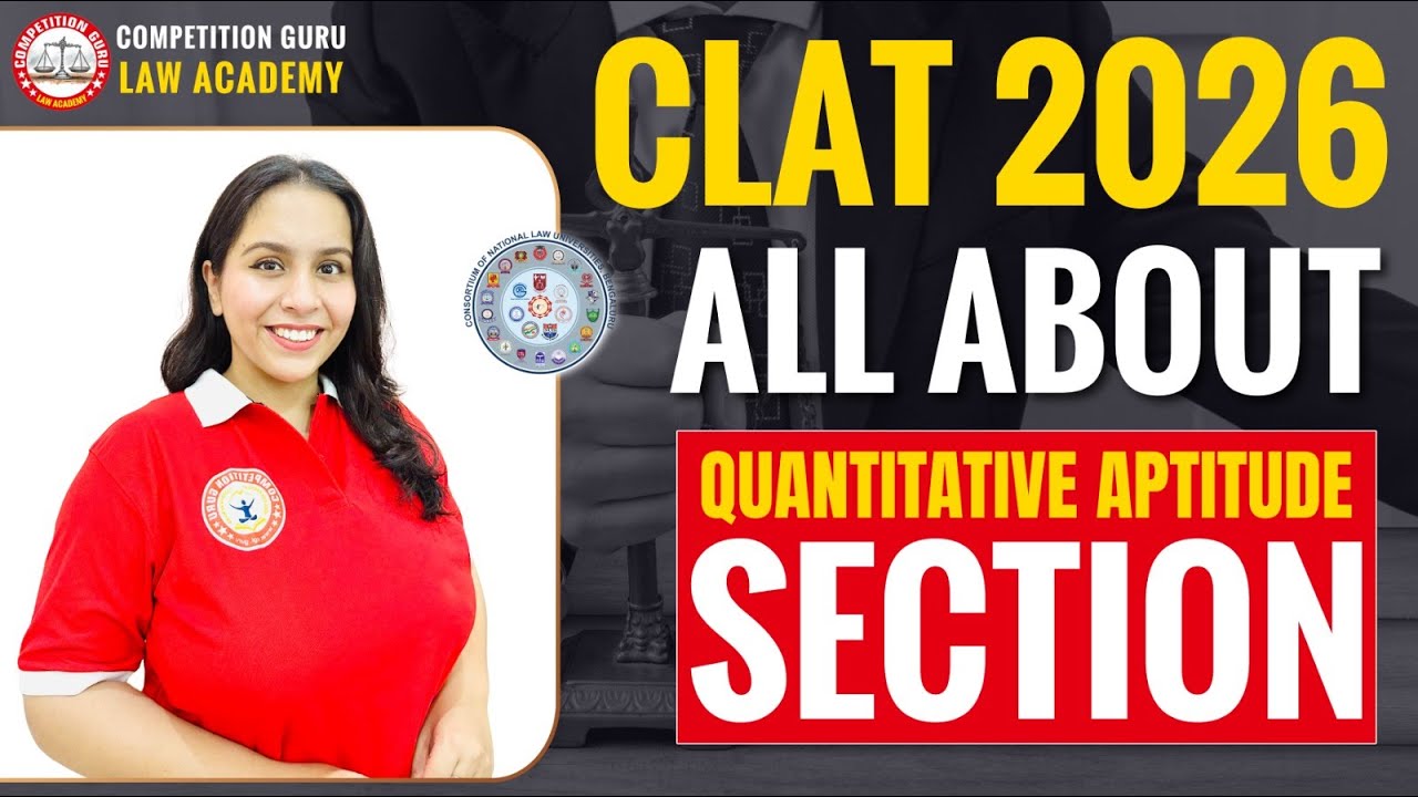 CLAT 2026 | Quantitative Aptitude Section Preparation by Anjali Banga || CLAT COACHING IN CHANDIGARH