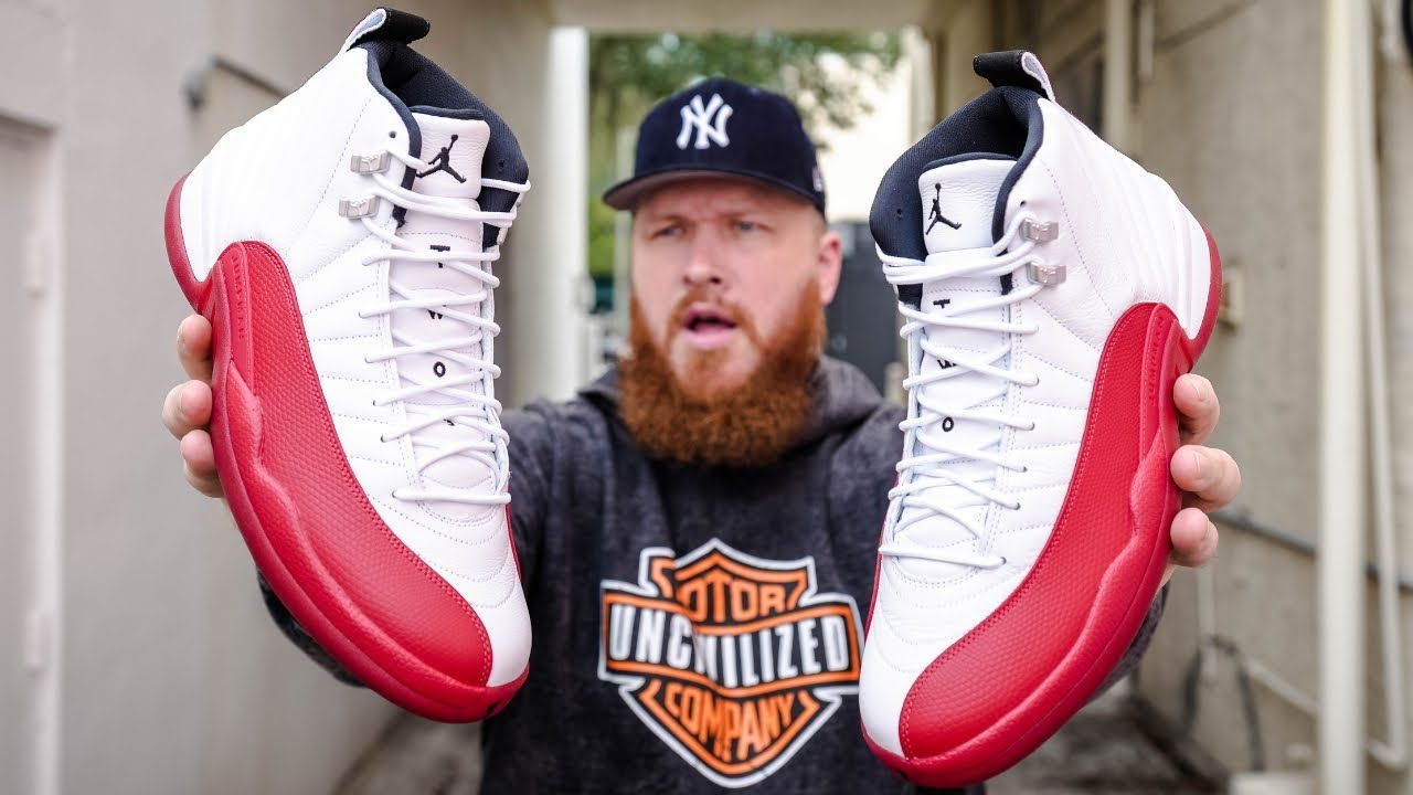 НАСКОЛЬКО ХОРОШИ КРОССОВКИ JORDAN 12 CHERRY?! (Ранний обзор In Hand & On Feet)