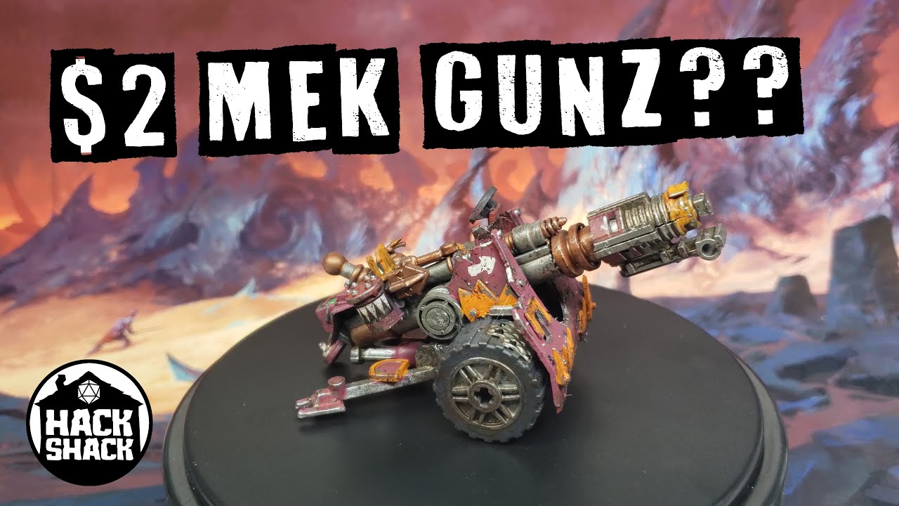 Kitbash - Ultra Low Cost Ork Mek Gunz