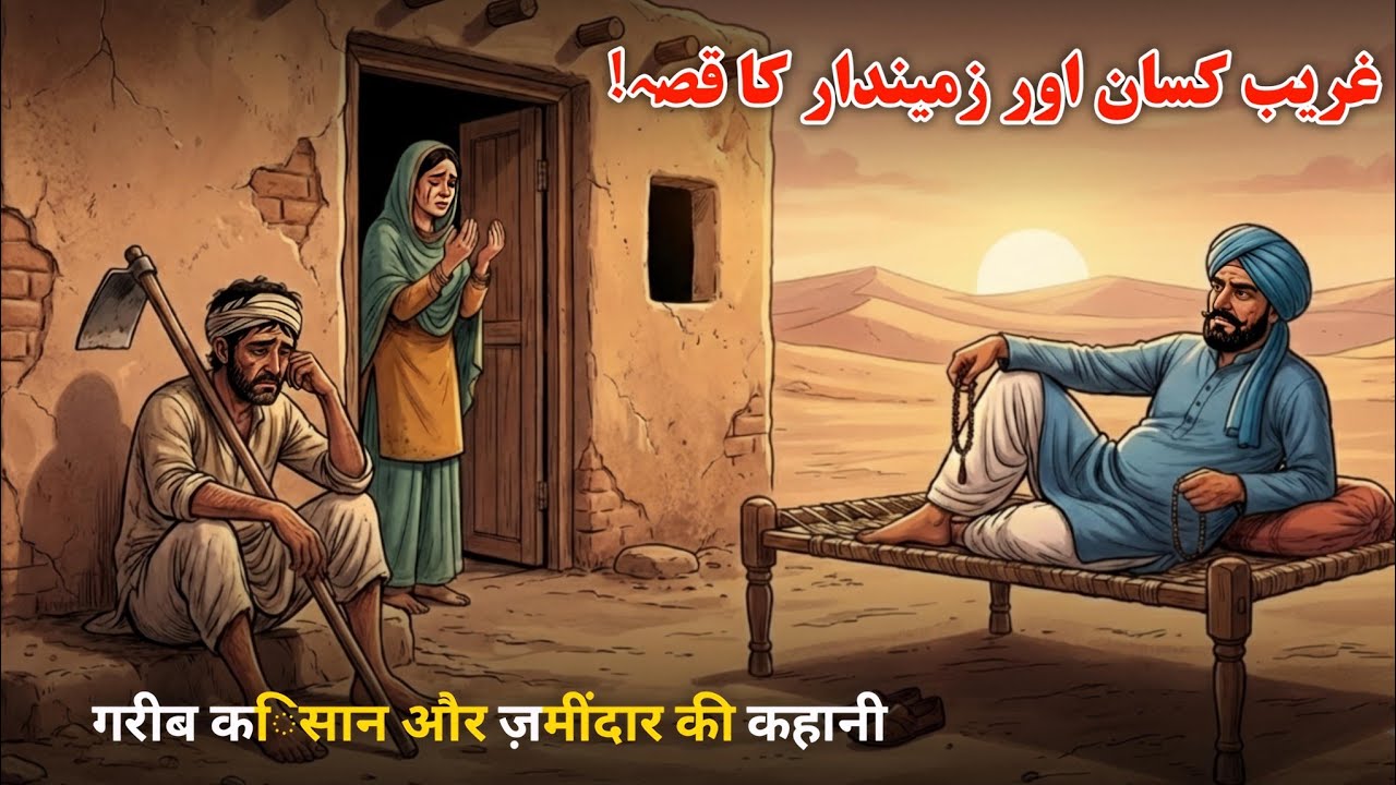 Ghareeb Kissan Aur Zalim Zamidar ka Qissa | Emotional Islamic Moral Story 