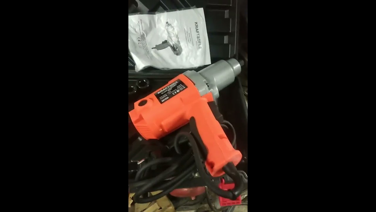 Электрический гайковёрт KRAFT & Dele 2000W 800Nm, реальный тест