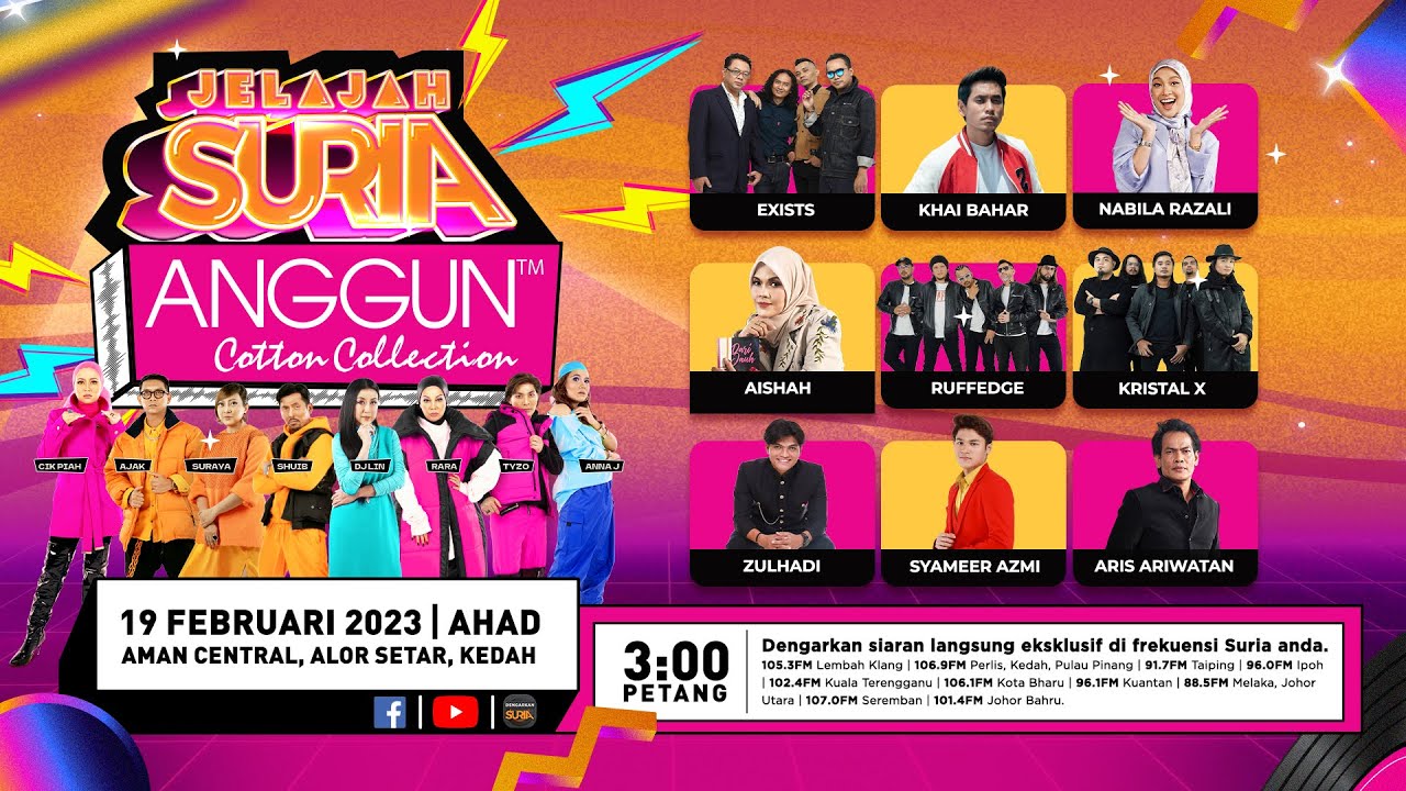 🎶 [LIVE] Jelajah SURIA Anggun Cotton Collection - Aman Central, Alor Setar Kedah🔰