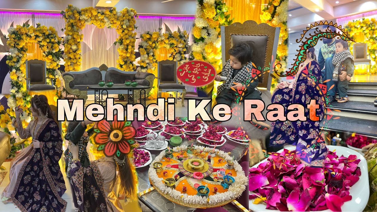MEHNDI VLOG🔥 || Bridal Dresses 👗 || SundusAzhar