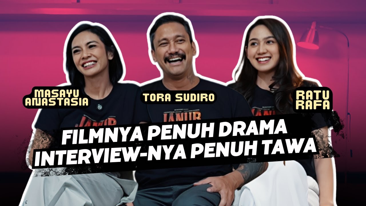 Tora Sudiro Hobi Ngelucu, Masayu Anastasia dan Ratu Rafa Ketawa Terus di Syuting Film Janur Ireng