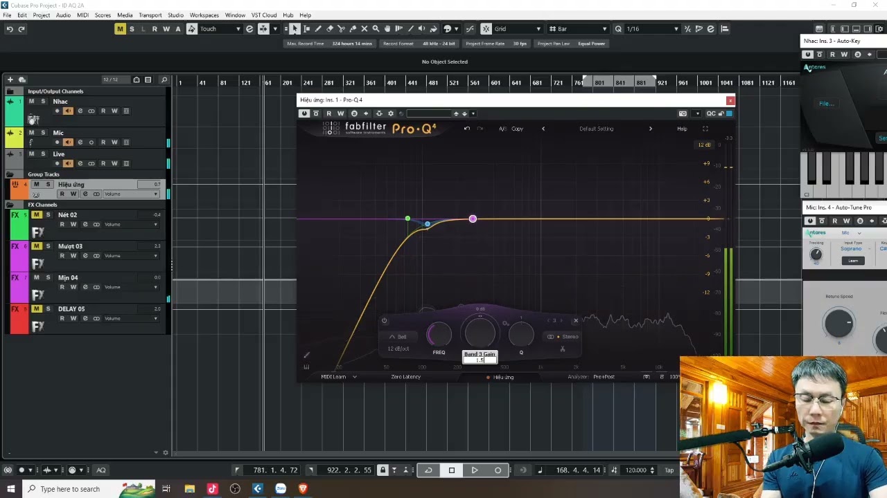 Hướng Dẫn Cắt EQ Pro Q4 Thu Âm Hát Live Siêu Mượt