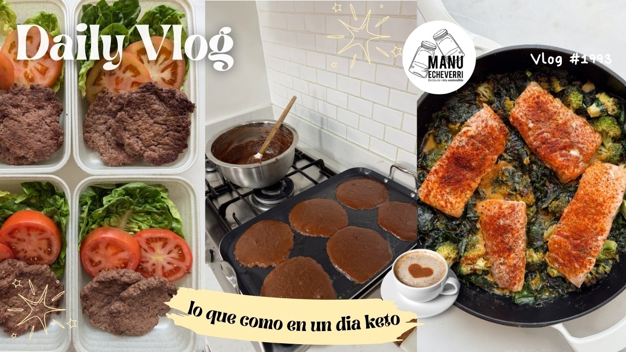 ❤️UPDATE ESTADO DE SALUD DE MI PAPÁ | LO QUE COMO EN UN DIA DIETA KETO | VLOG 1993 | Manu Echeverri