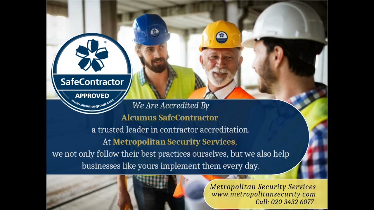 Alcumus SafeContractor Accreditated Security Guard Company