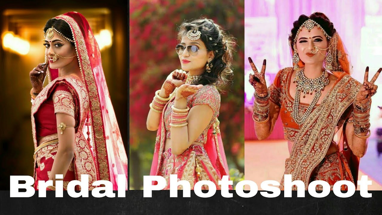 Indian Bride photoshoot poses