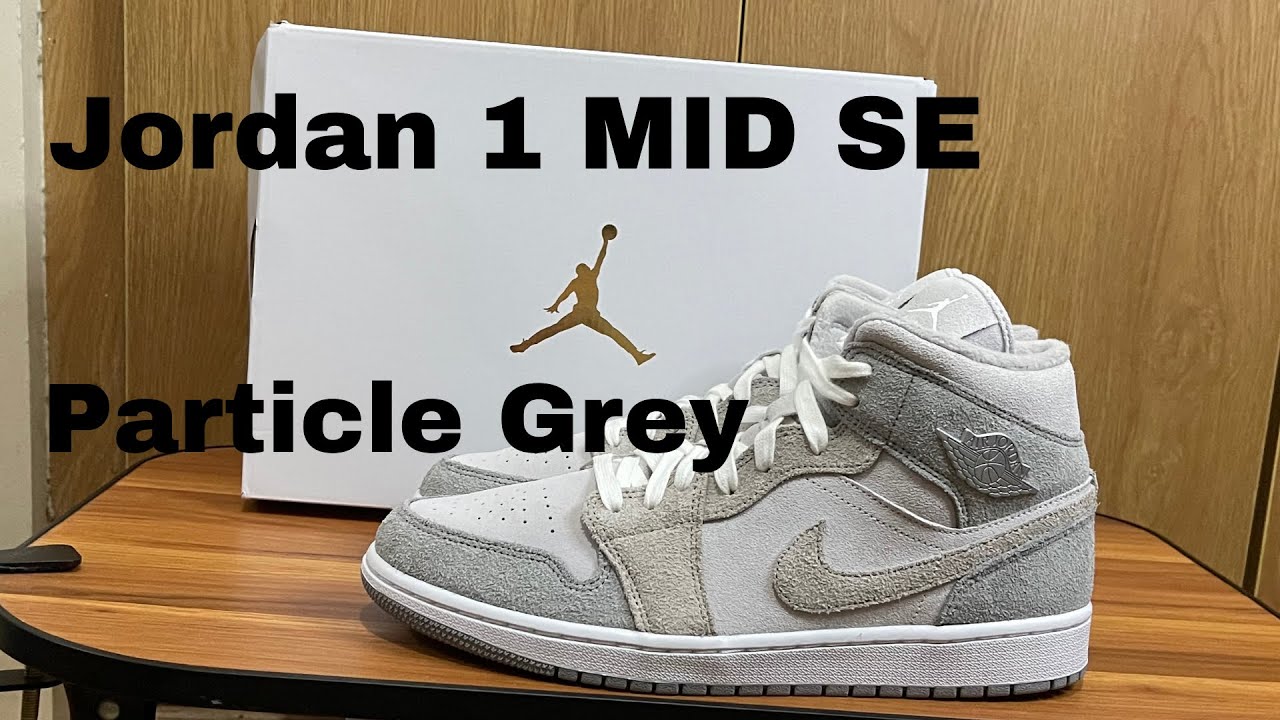 Best Jordan 1 Mid SE Particle Grey