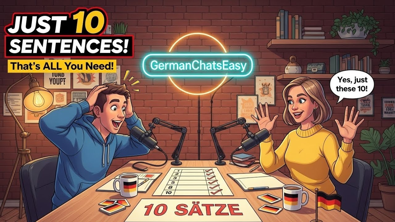 Your First 10 German Sentences | Learn German for Beginners