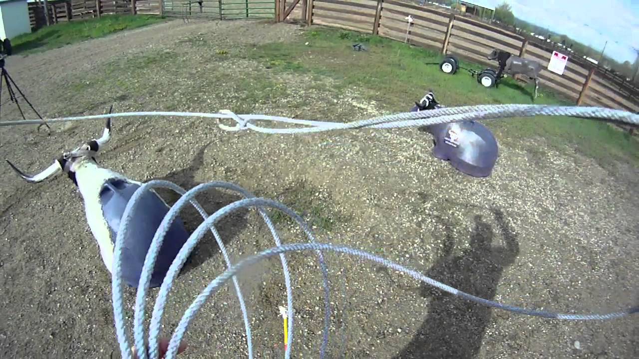 Learn to rope: Catching big horns