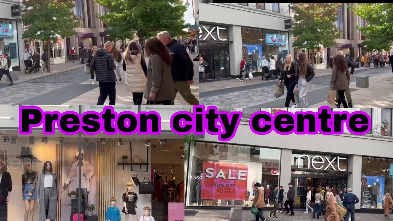 Preston city centre was so busy