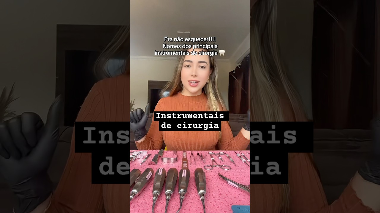 Instrumentais de cirurgia. Nome e fun&ccedil;&atilde;o! #odontologia #odonto #dentista #cirurgia #odontoporamor