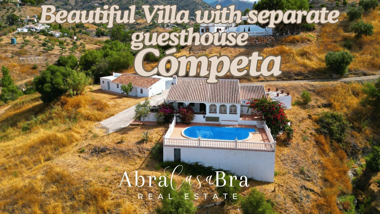 Beautiful Villa with separate guesthouse,  Between C&oacute;mpeta and Torrox, Andalusia
