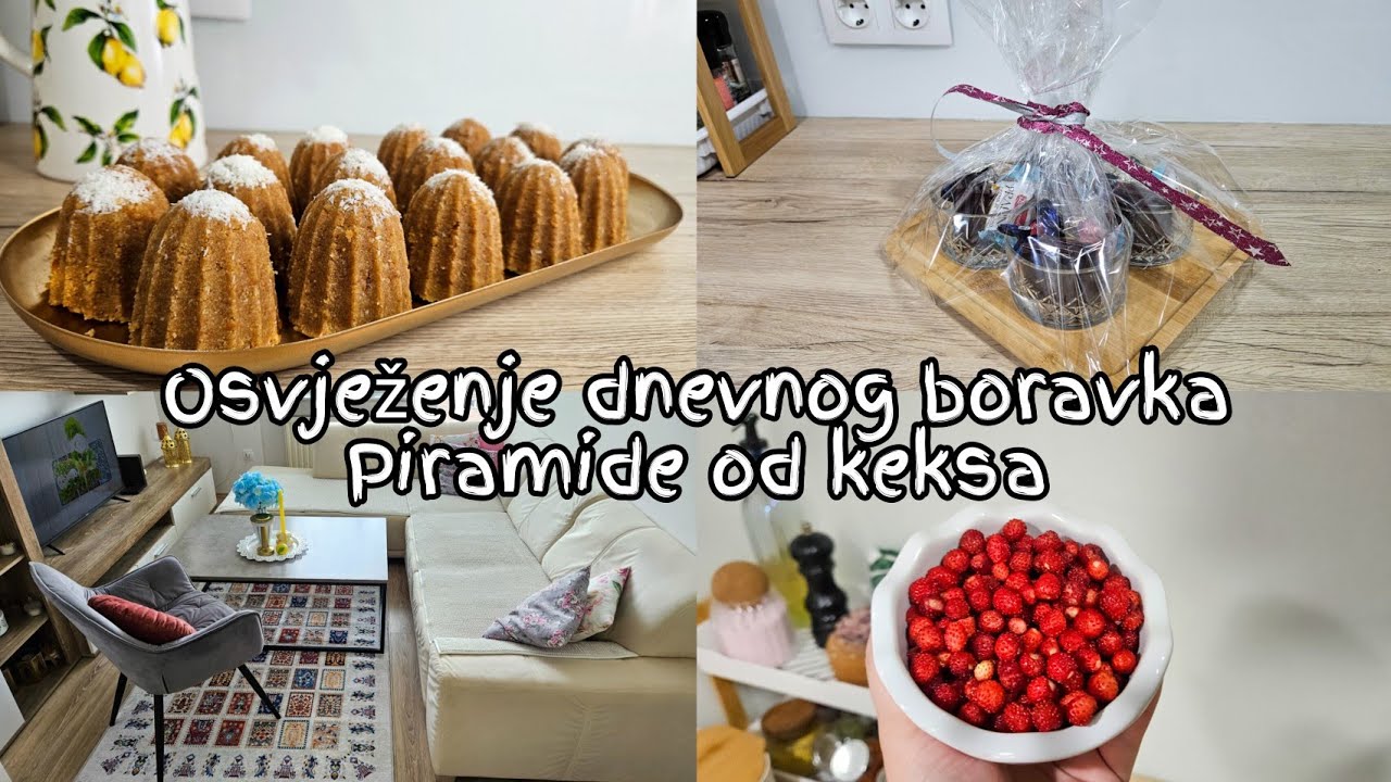 Osvježenje dnevnog boravka pred Bajram | Piramide od keksa |  Ideja za poklone