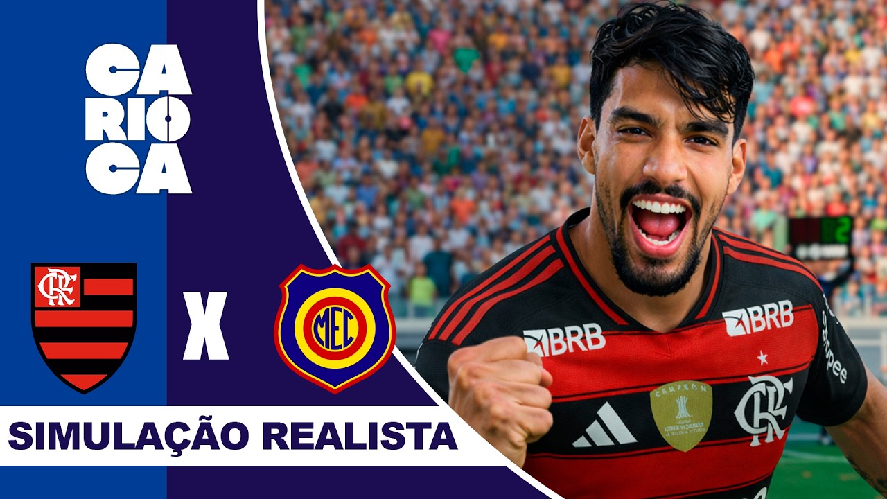FLAMENGO X MADUREIRA | Campeonato Carioca 2026 | Simulação Realista