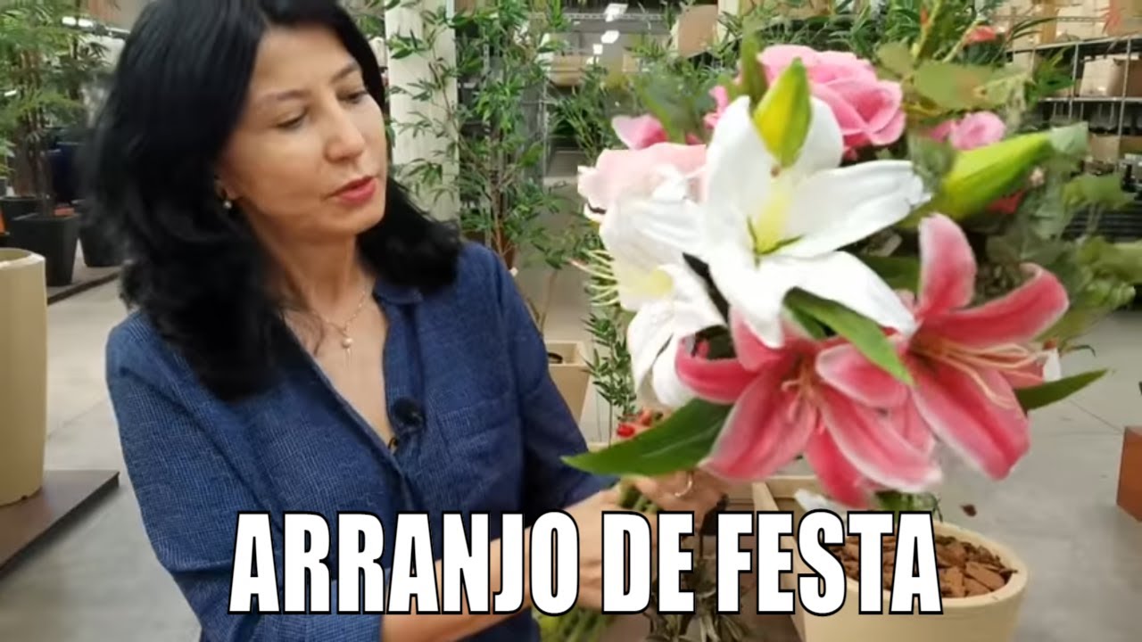 COMO FAZER UM MARAVILHOSO ARRANJO ARTIFICIAL PARA FESTA