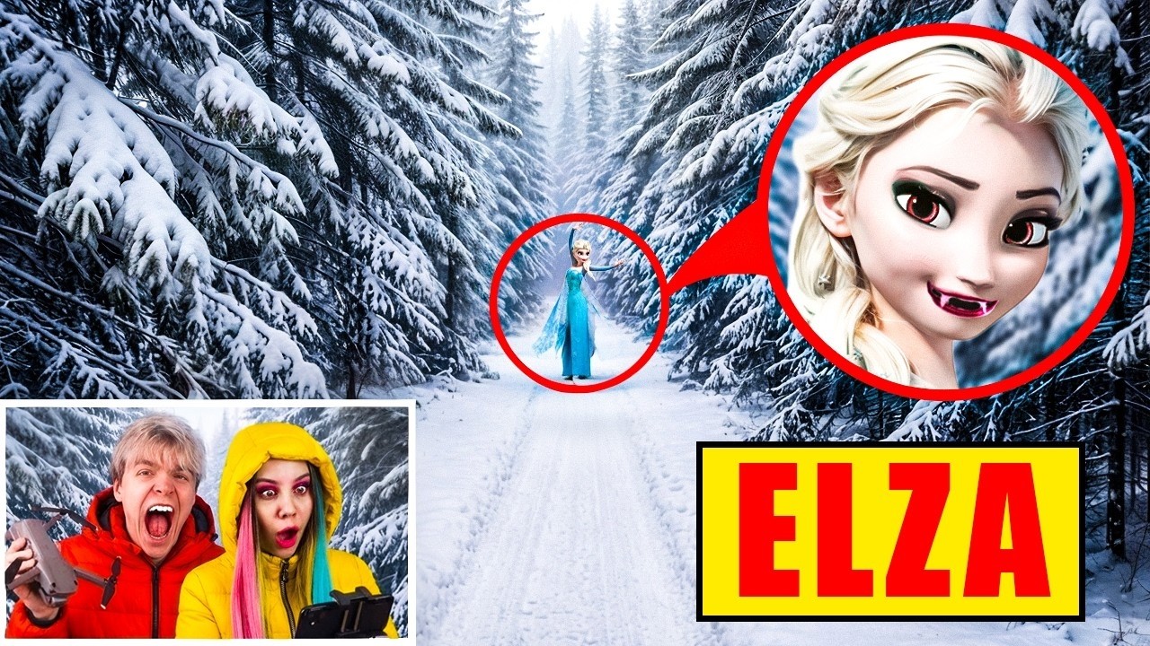 CİDDİ Mİ? DRONUM GERÇEK HAYATTA KÖTÜ ELSA’YI YAKALADI!