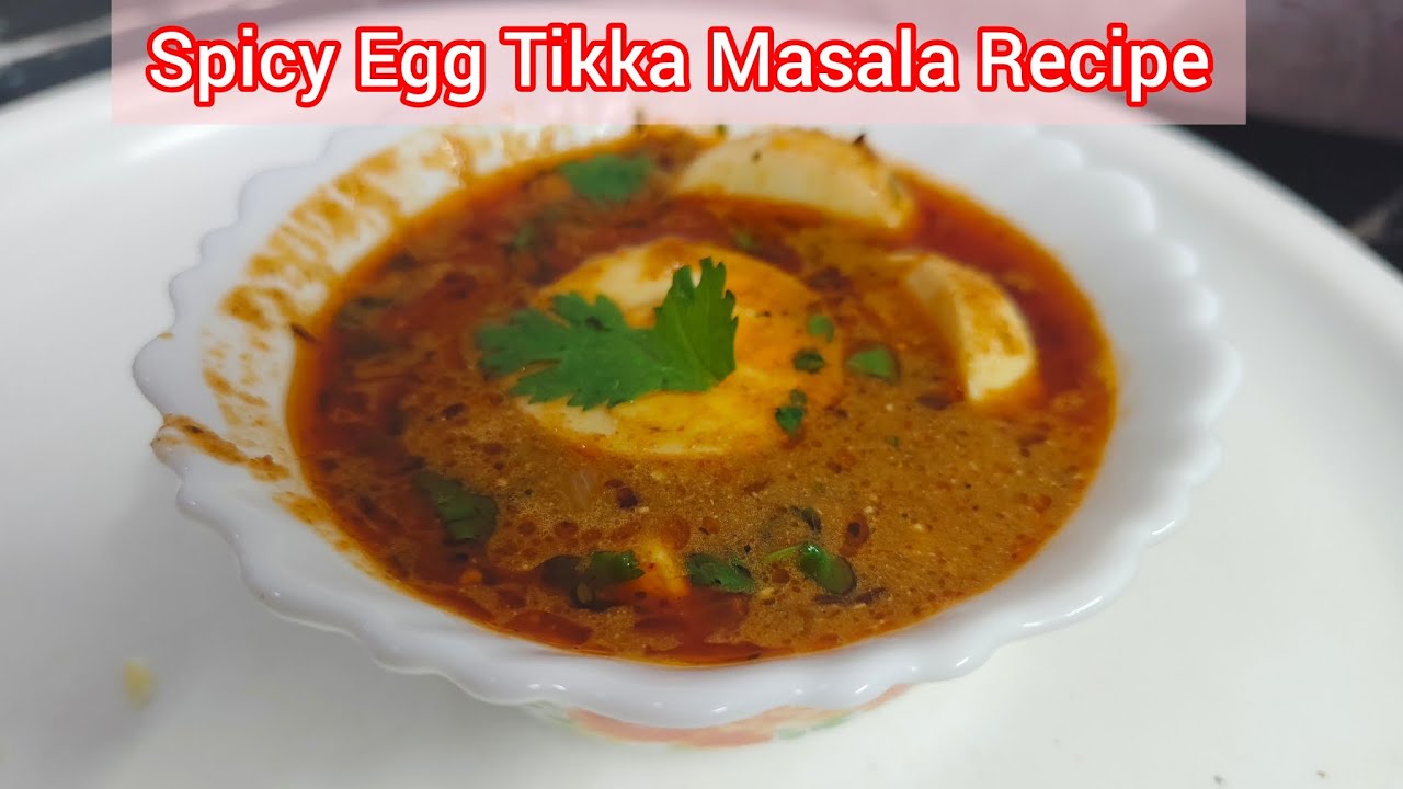 Spicy Egg Tikka Masala l Recipe l Kasim Kitchen l Egg Recipe 