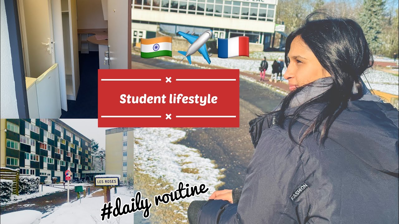 Vlog | Student life in France | daily routine.