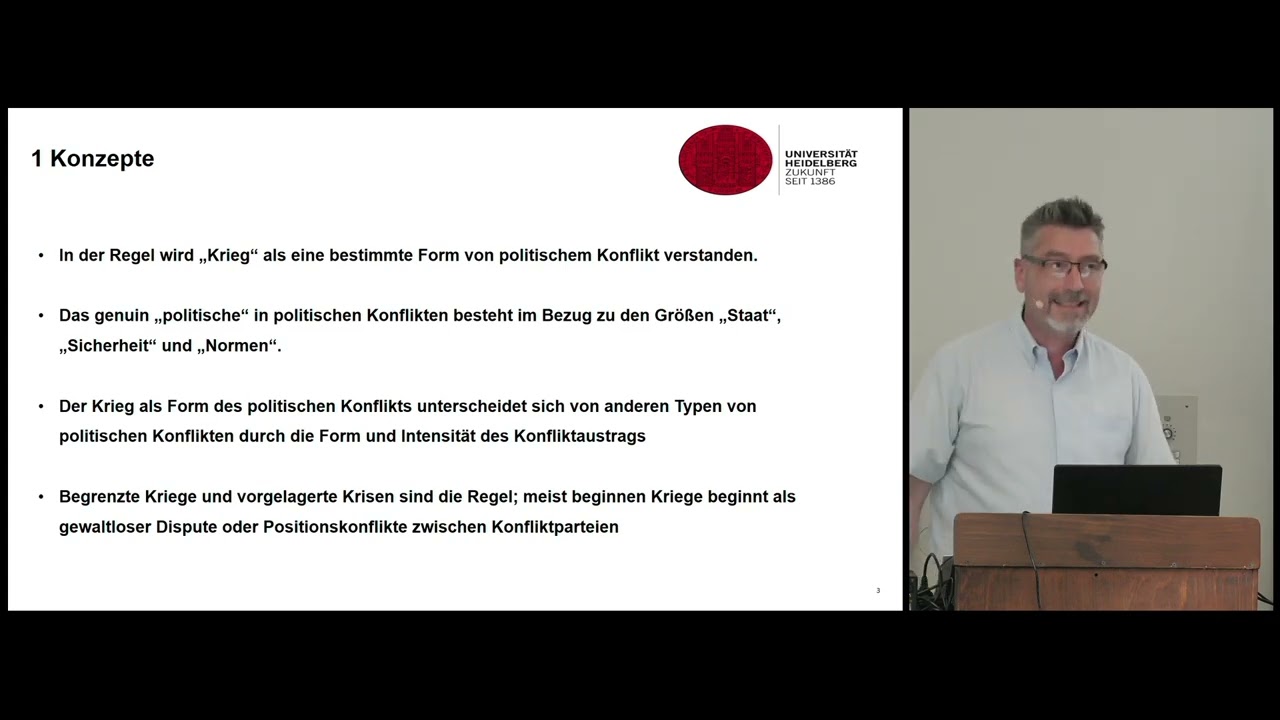 Kriege – Wie sie entstehen und wann sie enden