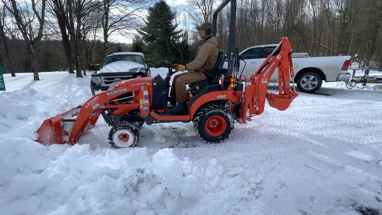 New 2020 Kubota BX23s snow removal