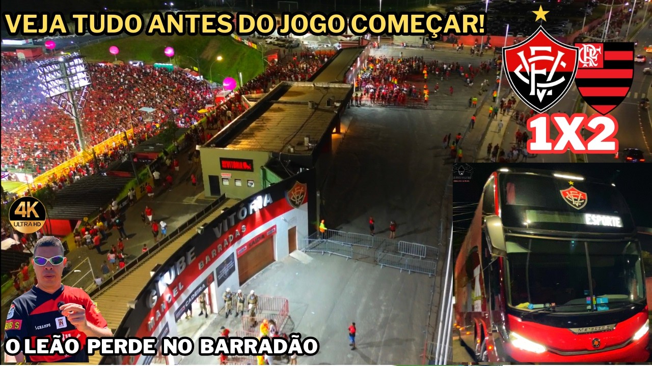 VITÓRIA 1 X 2 FLAMENGO |VITÓRIA PERDE PÊNALTI NO BARRADÃO!BRASILEIRÃO 2026#ecvitória #barradão