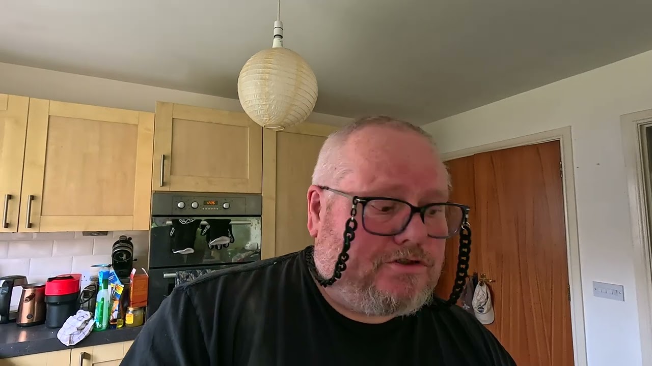 Off to pick up Alan's new glasses.