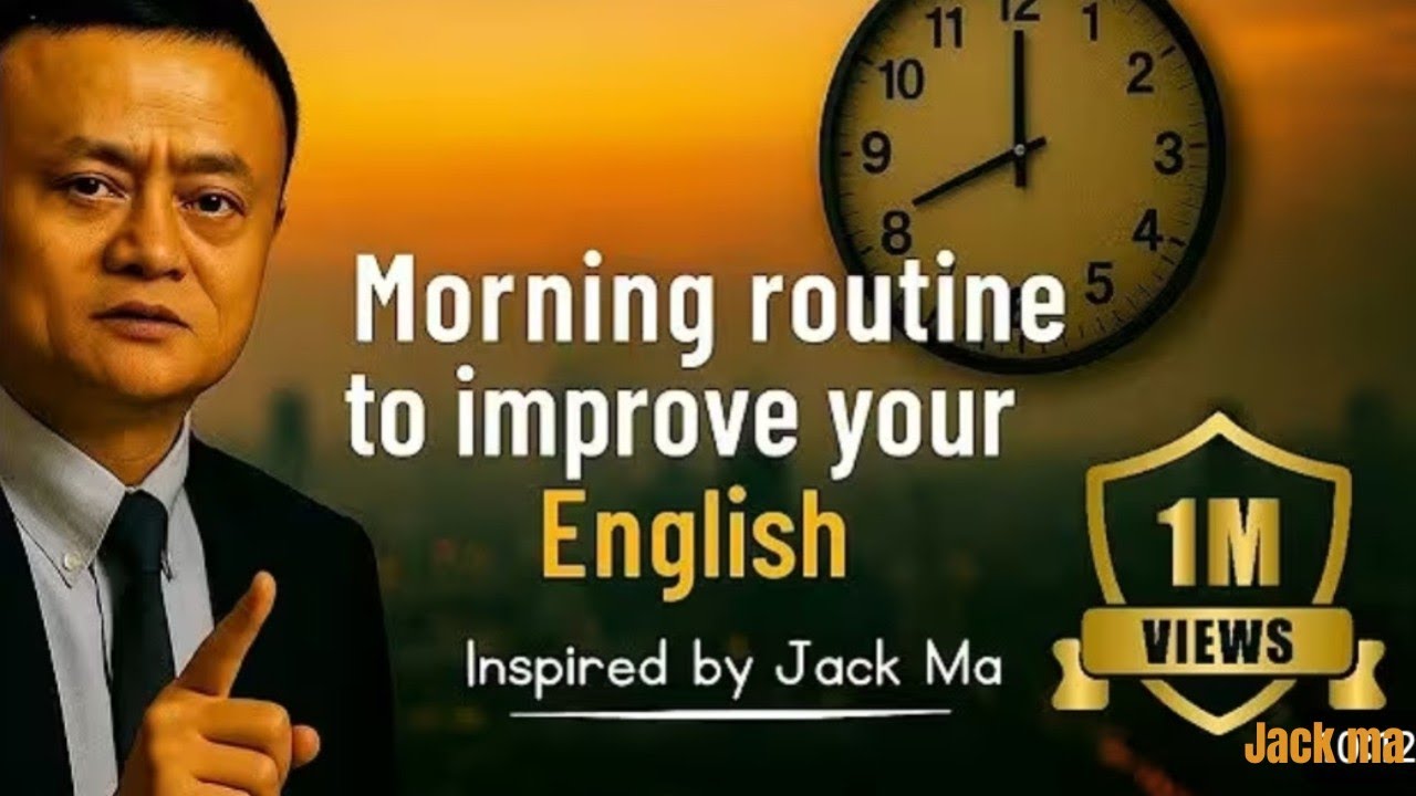 Morning Routine to Improve Your English Fast | Build Confidence & Speak Fluently Every Day jack ma