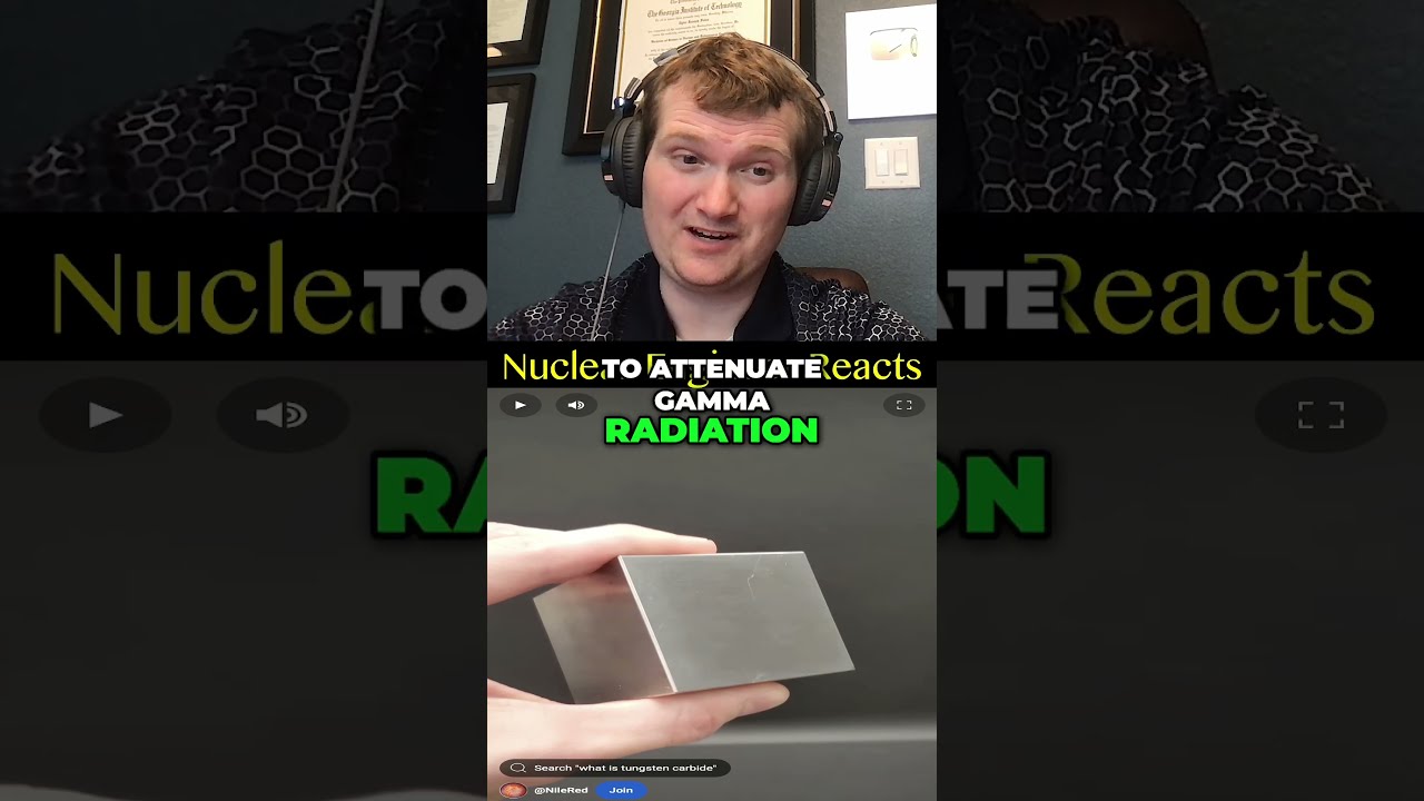 This is a Very Heavy Cube - Nuclear Engineer Reacts to NileRed