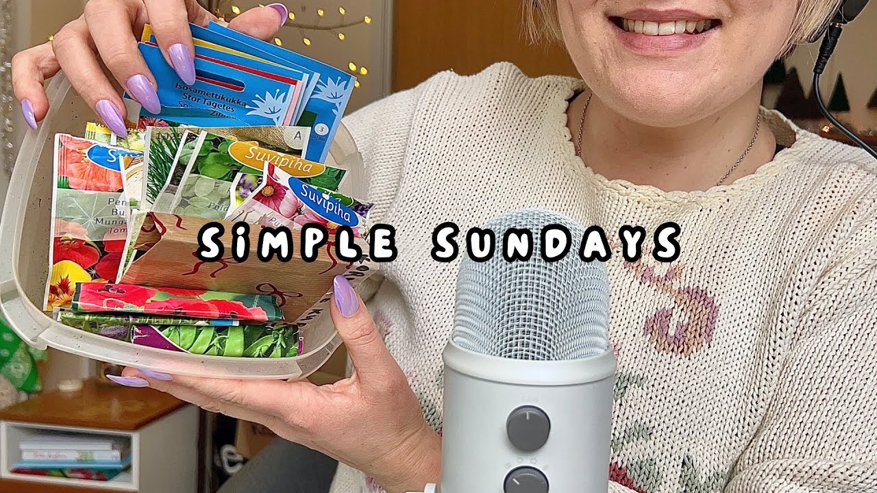 ASMR Mic Scratching, Tapping & Relaxing Triggers | Simple Sundays