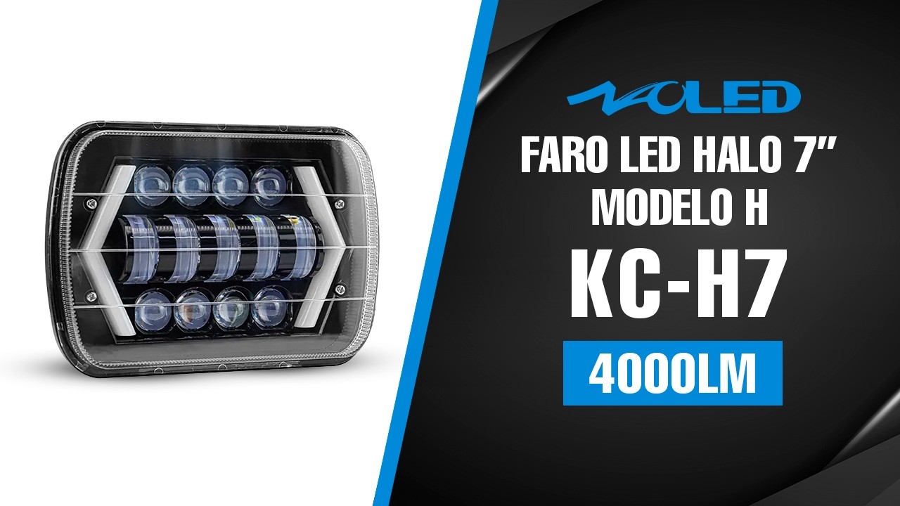 🚨FARO LED 7'' | Modelo Flecha -TIPO JEEP🚘