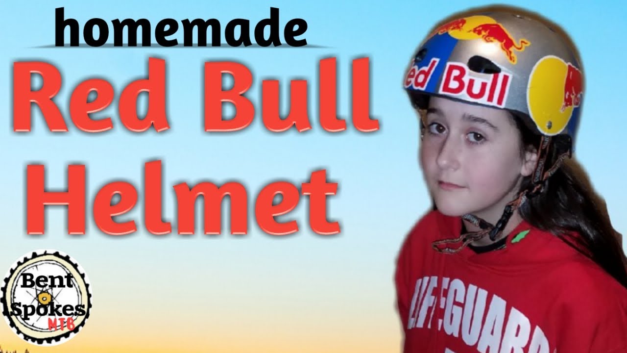 We Made A RedBull Helmet !!  homemade Red bull Helmet