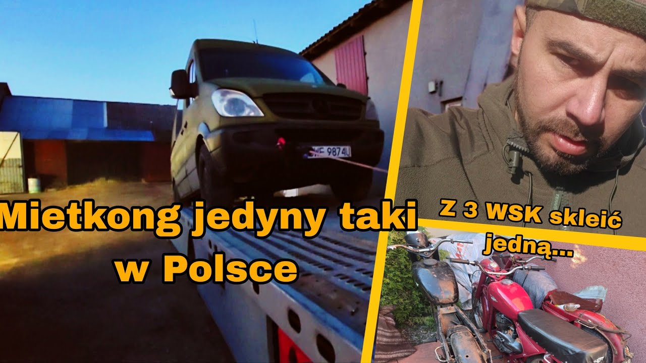 Jak skleić WSK B1 z 3 wraków? Jak szukać wykrywaczem w sztormie? Jak skończył Mietkong?