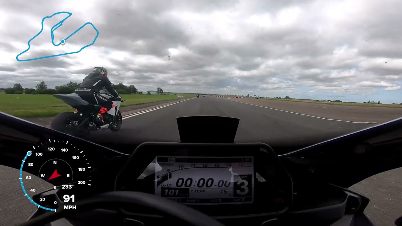 Bedford Autodrome SW Track Day  12.08.21 , session 2 , Yamaha R1